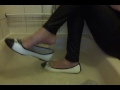 Ballet flats in shower