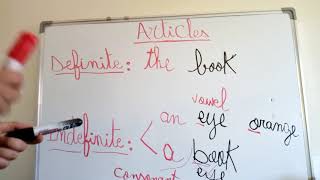 English lesson (8) - Definite and indefinite articles    درس اللغة الانجليزية(8) ـ المعرفة و النكرة