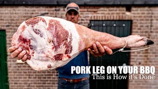 I Smoked a GIANT Leg of PORK