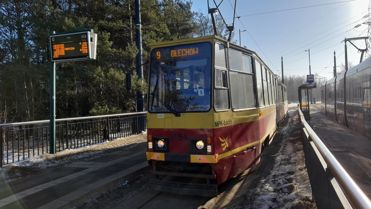 Konstal 805Na #1554+1577 - MPK Łódź - linia 9 