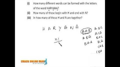 Permutation Combination Arrangement of Numbers