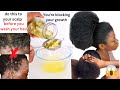 Why your hair remain short/you’re blocking ur hair growth/activate ur scalp for massive hair growth