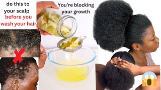 Why your hair remain short/you’re blocking ur hair growth/activate ur scalp for massive hair growth