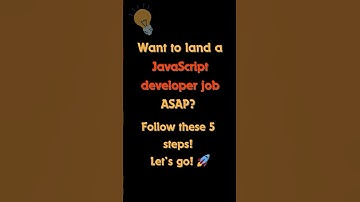 5 Steps to Get Hired as a JavaScript Developer FAST! 🚀🔥