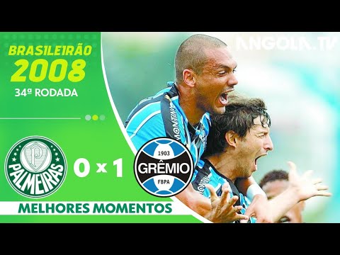 PALMEIRAS 0 X 1 GRÊMIO | 34° RODADA | MELHORES MOMENTOS | BRASILEIRÃO 2008 | #fyp