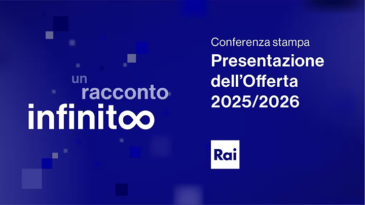 RAI: Conferenza stampa Presentazione palinsesti 2025-2026