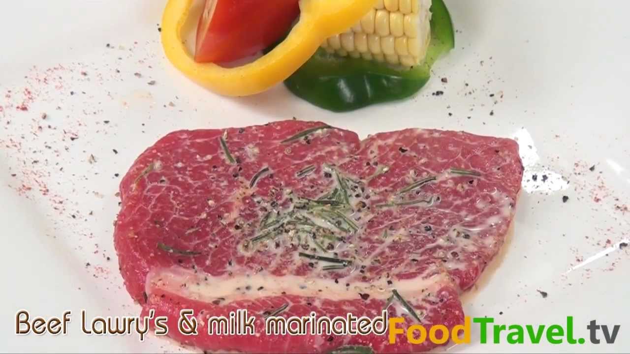 เนื้อหมักผง Lawry's และนม (เนื้ออเมริกัน)