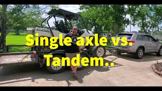 Single axle or tandem... Whats the best trailer for your Jeep Grand Cherokee