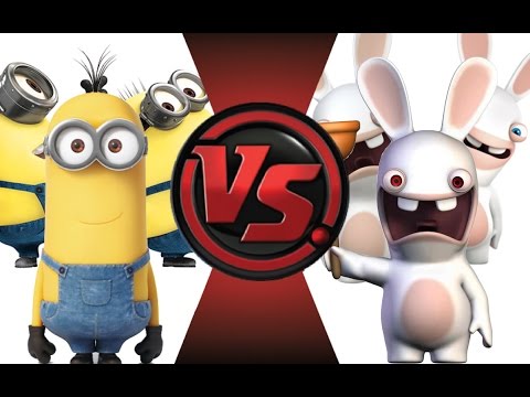 MINIONS vs RABBIDS! Cartoon Fight Club Episode 20!