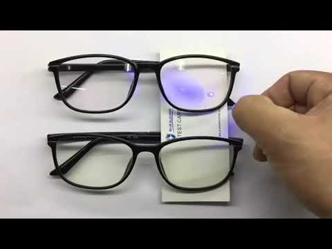 How to test blue light blocking glasses 