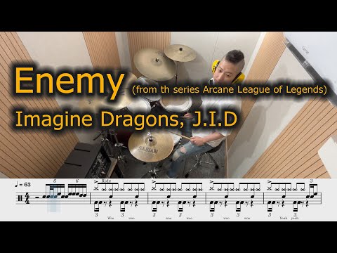 Enemy (Feat. J.I.D) (from the series Arcane League of Legends) (easyscore) - Imagine Dragons
