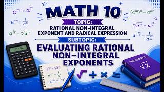 Math 10 | Week 1 | Term 2 | EVALUATING RATIONAL NON-INTEGRAL EXPONENTS