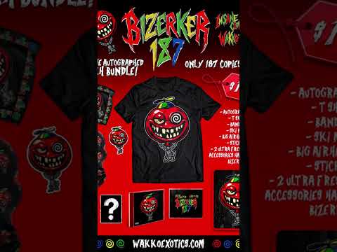 ICP x Wakko The Kidd's Bizerker 187 Signed CD & Merch Bundle Available Now! WakkoExotics.com!