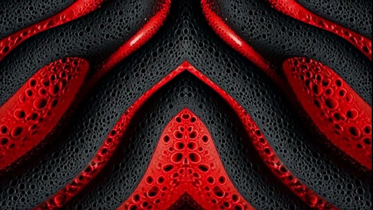 15 minutes Of Amazing DJ Visuals - VJ Loops BLACK &  RED VIBES