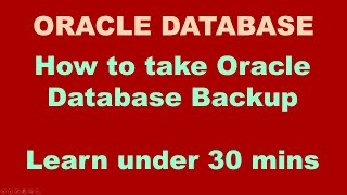 Oracle RMAN Backup Concepts