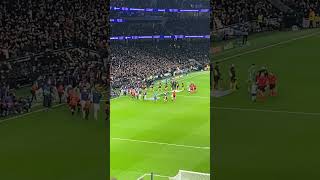 The walkout ba Dortmund #tottenham #football #walkout #tottenhamstadium #whitehartlane