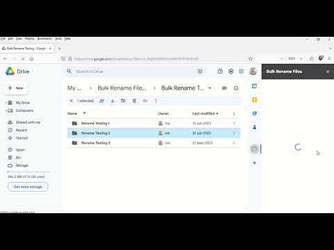 Bulk Rename Files Add on - to lowercase