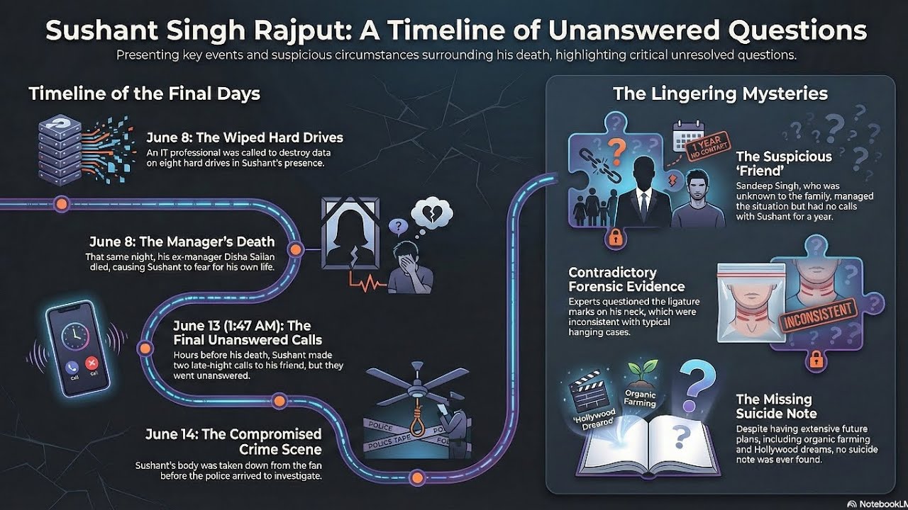 The Unresolved Narrative: A Deep Dive into the Mysterious Timeline of Sushant Singh Rajput