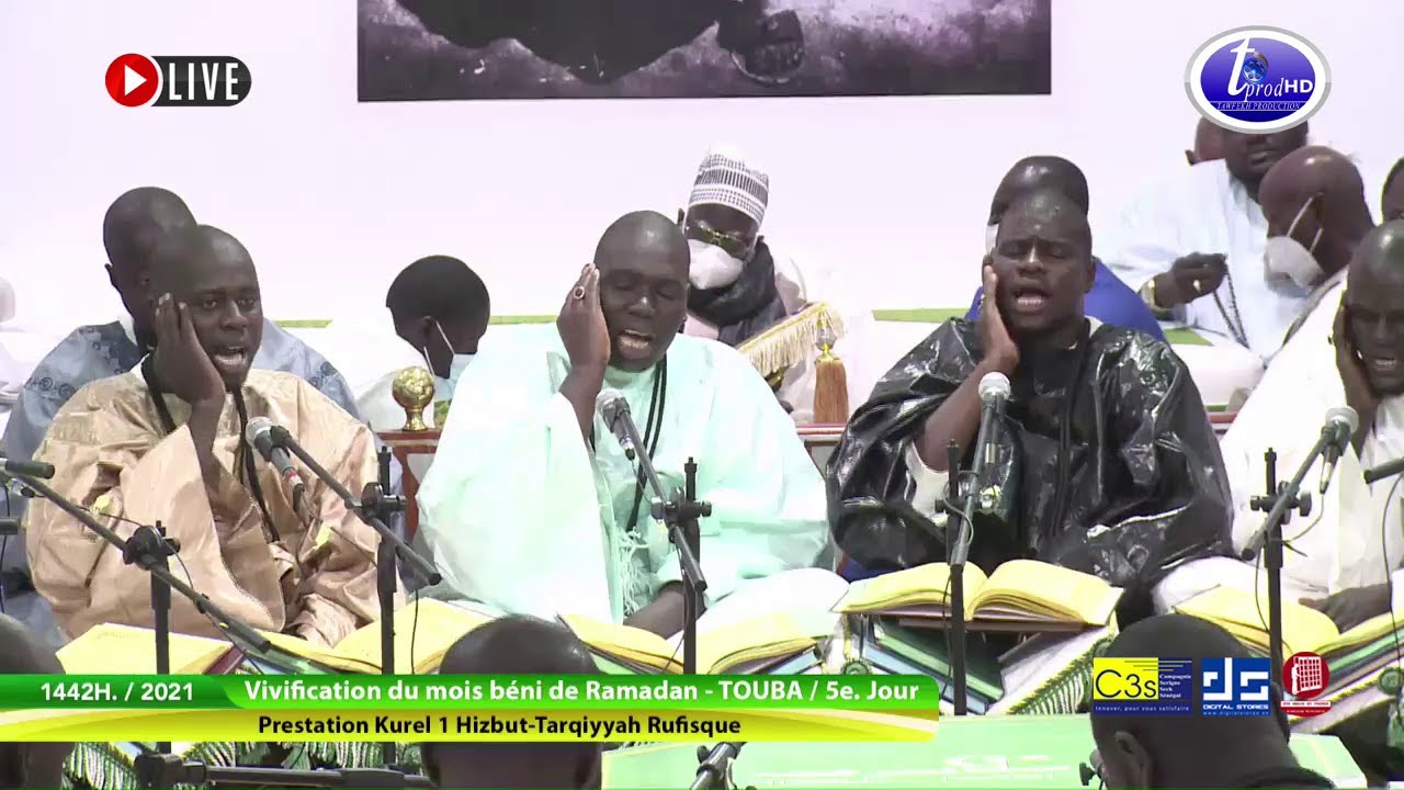 Midadi kourel 1 hizbut tarqiyyah Rufisque Ramadan 2021 5ème Jour Keur Serigne Touba
