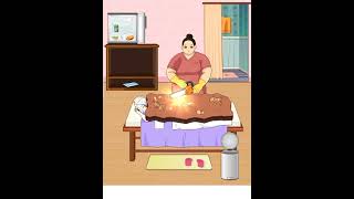 #Brainy puzzle tricky test level #"Help the girl clean the stone😃😱