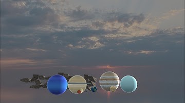 Planets Bouncing Size Comparison | Solar System 3D Animation | Realistic Planet Physics