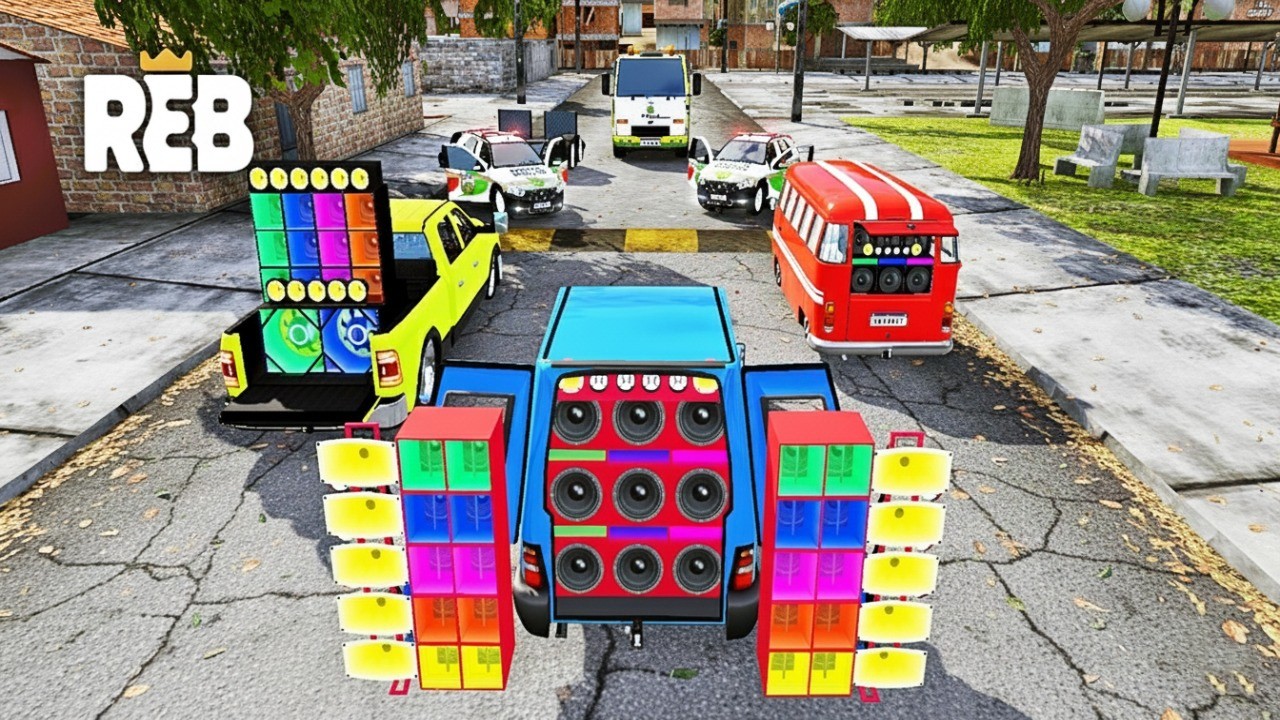 REBAIXADOS ELITE BRASIL | TRAVANDO NA LOMBADA DA BLITZ DE FIORINO vs KOMBI vs DODGE RAM