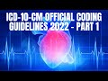 Icd10cm coding guidelines review  part 1