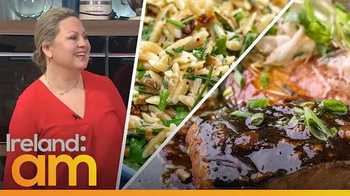 How to make Maple Glazed Salmon with Orzo | Tara W...