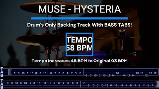 Download Lagu Drum's Only Practice Backing Track | MUSE - HYSTERIA WITH BASS TABS | 48 BPM to 93 BPM Download Lagu Drum's Only Practice Backing Track | MUSE - HYSTERIA WITH BASS TABS | 48 BPM to 93 BPM