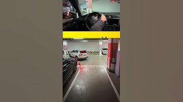 Realistic Reverse parking, a left hand reverse parking method suitable  #tips #car #driving #skills