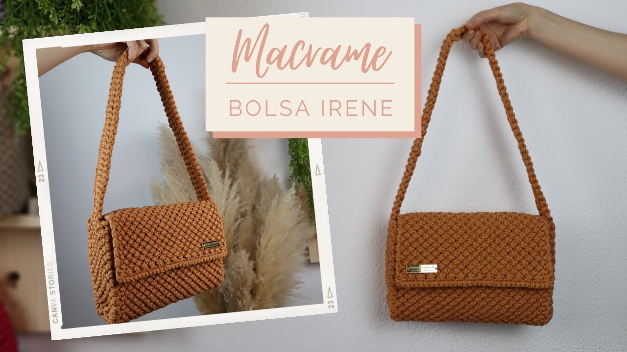MACRAME PASSO A PASSO - Bolsa Irene