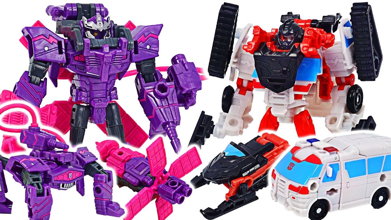 Transformers Cyberverse Spark Armor Shockwave VS Ratchet! | DuDuPopTOY