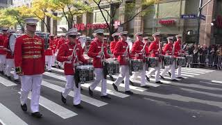 Veterans Day Parade~2019~NYC~USMC Drum and Bugle Corp~NYCParadelife