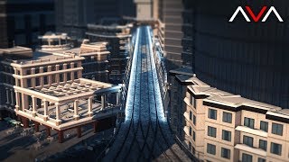 The Blue Bridge - Cities: Skylines - AVALON [11]