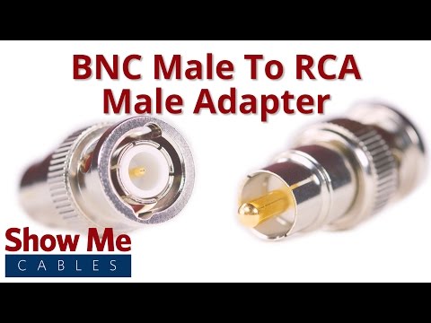 BNC Male to RCA Male Adapter #880