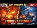 IRAN WAR DAY 20 FROM NAVAL FORCES TO GAS FIELDS STRIKES INTENSIFY ACROSS IRAN IRAN WAR DAY 20 FROM NAVAL FORCES TO GAS FIELDS STRIKES INTENSIFY ACROSS IRAN