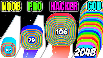 NOOB vs PRO vs HACKER vs GOD - Smash Runner 3D