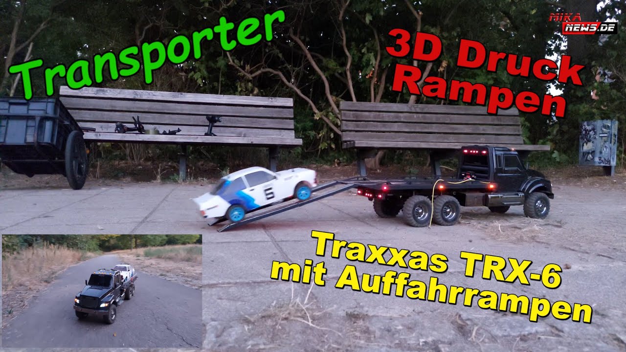 Auffahrrampen Pimp my Traxxas TRX6 RC Hauler Autotransporter 3D