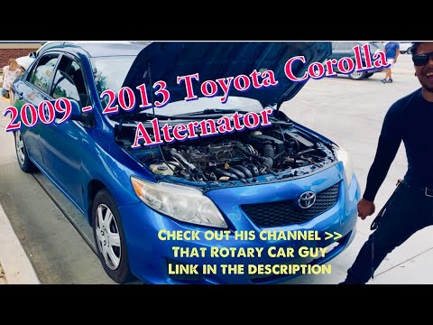 2009 - 2013 Toyota Corolla Alternator Replacement - YouTube