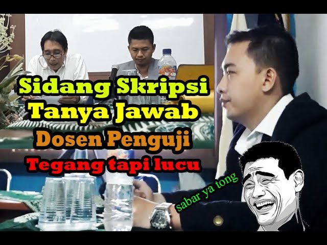 Sidang Skripsi Bang Irfan Youtube