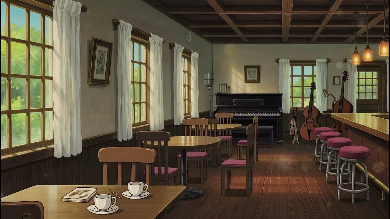 Healing Study Jazz ☕ | Cozy Acoustic Jazz Cafe Study Music