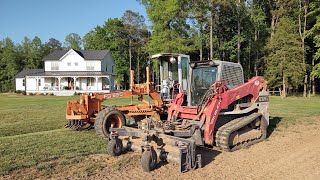 Grading And Planting 4 Acres Of Horse Pasture