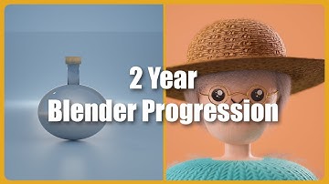 My 2 Year Blender Progression