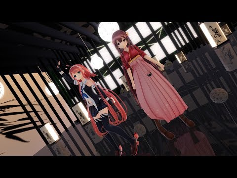祝700人記念動画Part3【艦これMMD】『来世デ逢イマショウ』【1440p-60fps or WQHD】江風＆神風