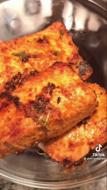 salmon goreng ala India wajib coba 😋
