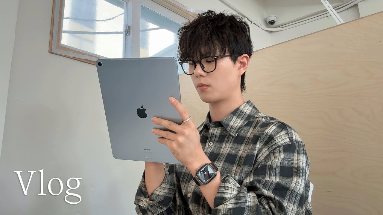 다가오는 시험 준비 📚 아이패드 공부 브이로그 | 아이패드 공부 꿀팁 & 어플 추천 | 남자 대학생 브이로그 🙇🏻‍♂️