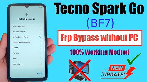 Tecno Spark Go BF7 FRP Bypass 2025 — No PC — 100% WORKING (New Update)
