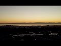 Amazing early morning sunset over the Bay Area 4K!