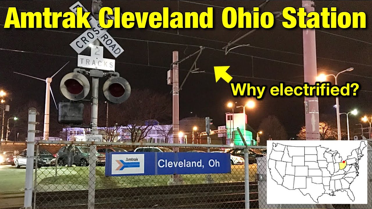 [ Amtrak Station ] Lake Shore Limited 48/448 at Cleveland, Ohio station in December 2019 YouTube