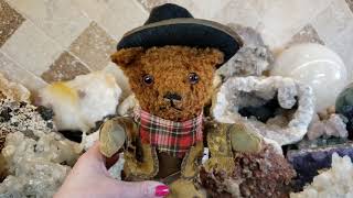 Antique Vintage 1930s-1940s Teddy Roosevelt Cowboy Rough Rider Toy Teddy Bear Doll Made By Gund